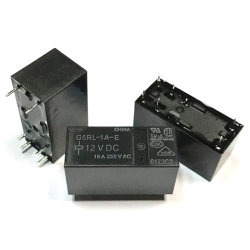 Relais G5RL 1A E 12V CC haute capacité 16A pour coupure sécurisée d'appareils