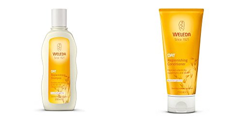 WELEDA 귀리 보충 샴푸 + WELEDA 귀리 보충 컨디셔너(WELEDA 슈퍼 세이버 번들)