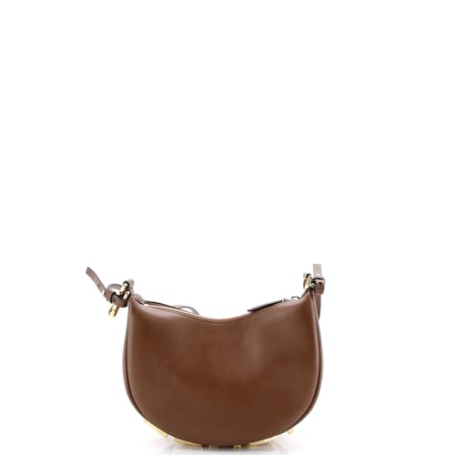 Pre-Loved Fendigraphy Bag Leather Mini, Brown3