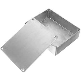 Guitar effects pedal enclosure:comes in a sleek and stylish design, making it a great addition to your guitar accessories collection,aluminum enclosure Guitar effect case:simple and stylish design, sturdy and durable aluminum die-cast housing,guitar ...