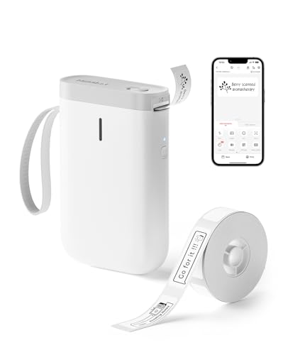 Niimbot D110110 Label Maker Machine D11 Label Printer Tape Included Portable Wireless Connection Multiple Templates Available For Phone Easy To Use Office Home Organization Usb Rechargeable cover