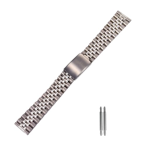 Bracelet montre acier inoxydable anti-perte boucle déployante 18 19 20 mm
