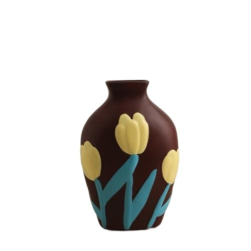 ���r���O���[���p�Z���~�b�N�f�X�N�g�b�v�ԕr�A�N���G�C�e�B�u�y�C���g�t�����[�A�����W�����g�z�[���f�R���[�V����(Coffee brown)