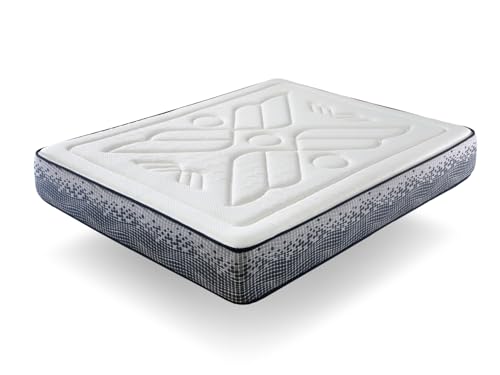 DORMISSIMO Colchon 100X190 Infinity Foam – Altura 29 cm | Viscoelástico Multicapa | Ergonómico | Firmeza Media | Transpirable y Antibacteriano