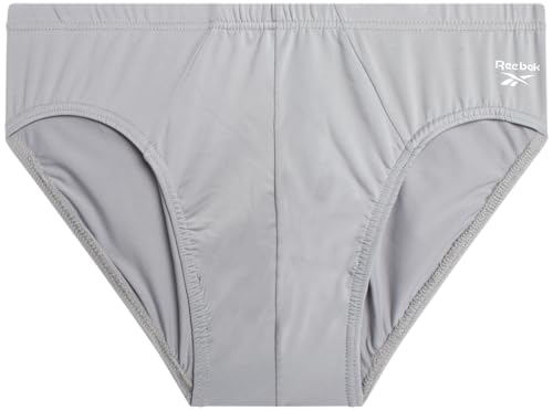 Reebok Mens Low Rise Briefs - 5 Pack Athletic Performance Mens Underwear Briefs with Contour Support Pouch for Gym Daily Wear