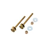 FixtureDisplays® Birdy Bolts - Brass - Bagged 1/4" X 2-14" Each 12000-BLACKSWAN-1PK