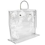 BAFOVY Tasche, Aufbewahrungsorganizer mit Magnetverschluss und Kupferbeschlagenem Griff, für Outdoor-Taschen und Kleideraufbewahrung (B)