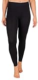 Weiche Baumwollqualität SES Damen Leggings Schwarz Baumwolle (48/50)