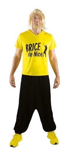 P’tit Clown - Déguisement Surfeur Brice de Nice - Licence Officielle - Costume Film Culte - Haut, Pantalon - Idéal pour Soirée Déguisée, Carnaval, Cosplay, Halloween, EVG, Fête Cinéma - Polyester