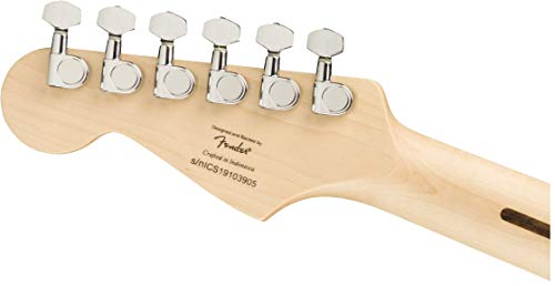 Fender Squier by Fender Bullet Stratocaster Touche en laurier Turquoise tropical - Les Beatles, Paul McCartney, John Lennon, RIngo Starr, George Harrison Fender Squier by Fender Bullet Stratocaster Touche en laurier Turquoise tropical – Image 6