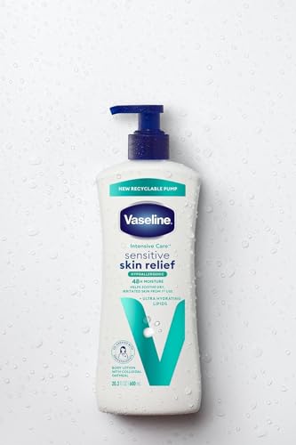 Image of Vaseline, Sensitive Skin Relief Body Lotion, 20.3 Fl Oz