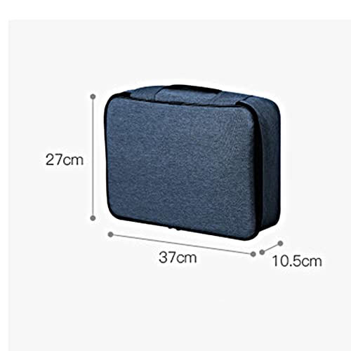 Newmind Organizador de Oxford com cadeado, bolsa de armazenamento multicamada impermeável, bolsa por