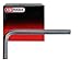 Produktbild KS Tools 151.2029 Innensechskant-Winkelstiftschlüssel, kurz, 9mm, Farbig