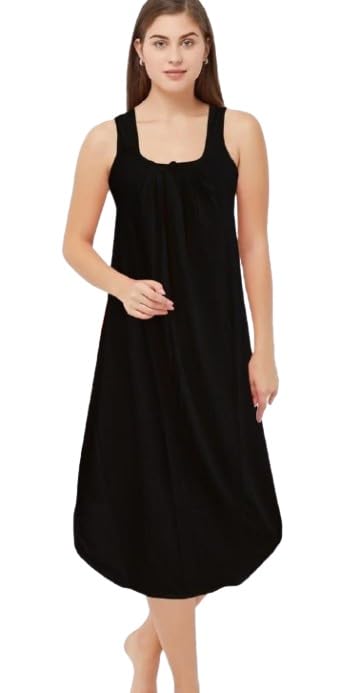 Women's Cotton Night Gown Camisole SlipComfortable, Breathable, Lightweight, Skin Friendly-picture-44