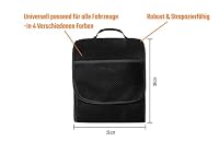 L & P Car Design Kofferraumtasche klein Organizer Autotasche Auto Kofferraum KFZ Tasche Toolbag Aufbewahrungstasche mit Klettverschluss (schwarz) – Ansicht 6