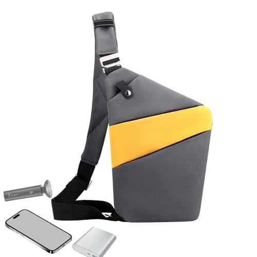 Bandolera ligera de hombre para actividades al aire libre con protección impermeable. 6