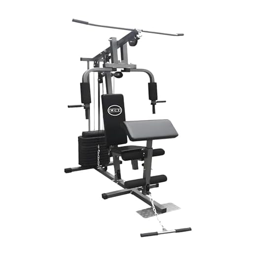 Estação Musculação 80Kg Multifuncional WCT Fitness Voador Barra Pulley Banco Scott Cadeira Extensora Academia Residencial Aparelho Ginástica Completo Treino Peito Perna Costa