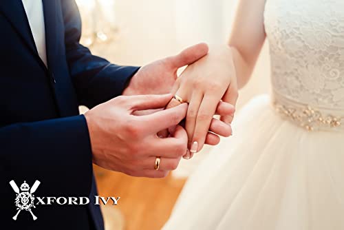 Men's Solid 10K Yellow Gold or 10K White Gold 4mm Comfort Fit Plain Wedding Band | Available Ring Sizes 8-12 1/2 | Solid10K Gold Rings For Men3