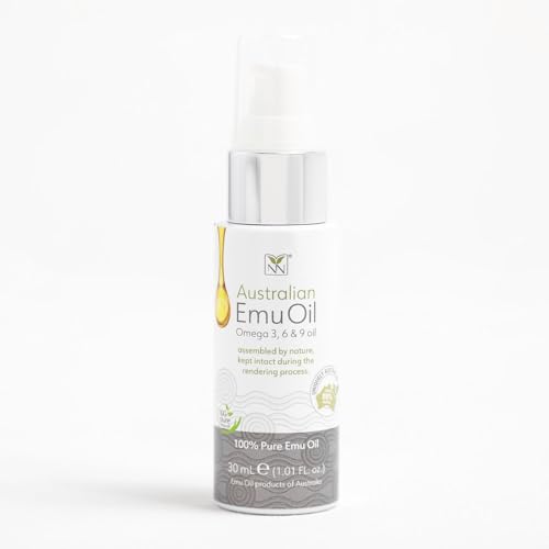 Y Not Natural Pure Emu Oil - Face Moisturizer Body Oil & Hair Growth Oil - Organic Skin Care with Vitamin E Oil Omega 3-6-9 - Multi-Use Face Oil Scalp Oil & Cuticle Oil - Australian Emu Oil (30ml)