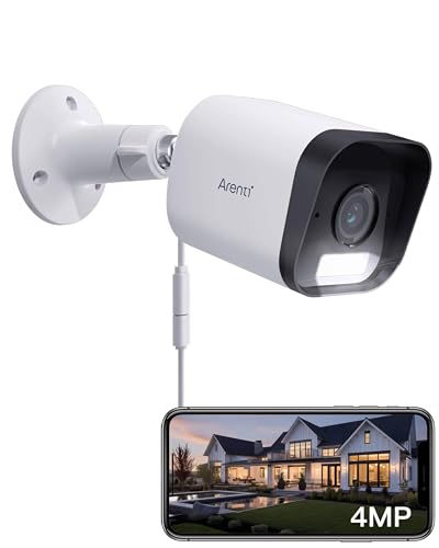 La Mejor Recopilación de Camaras de Seguridad Exterior disponible en línea. 49 ARENTI Cámara de Seguridad Exterior O3, 4MP 2.5K Cámara WiFi Alexa IP65 Impermeable, Camaras de Vigilancia con Audio Bidireccional y Detección de Movimiento, Compatible con...