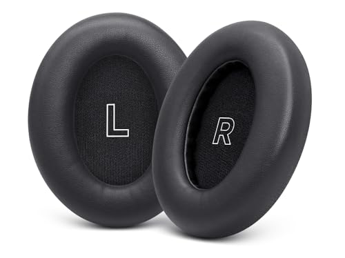 Ear Pads para Bose QC Ultra/New QuietComfort Ultra (2da Gen) - Negro | Almohadillas con Cuero Proteínico Suave, Espuma de Memoria, Grosor miniatura 1