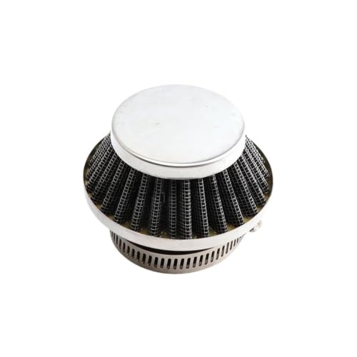 Filtre à air conique universel 44mm argent pour pocket bike et moto