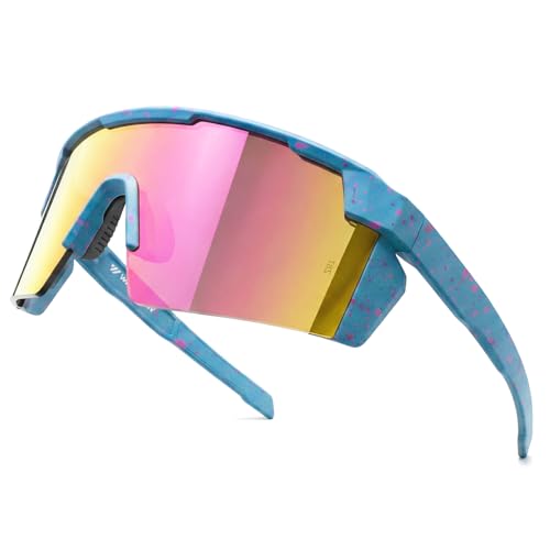 Image of WISTON XL Z87 Sunglasses for Big Wide Heads Men Women,TR90 Ultralight UV400 Protection Sun Glasses Z8224