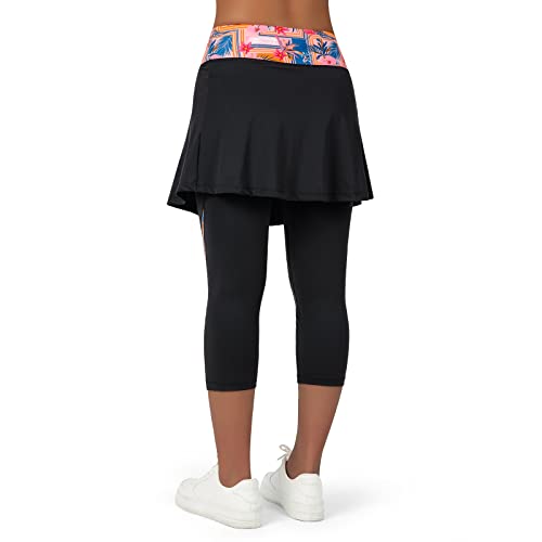 Image of ANIVIVO Skirted Legging for Women, Yoga Legging with Skirts &Women Tennis Leggings Clothes Pockets