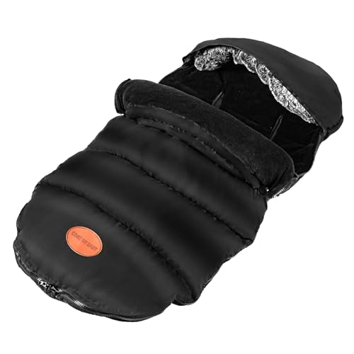 Lureon Fußsack Kinderwagen, Fußsack Buggy, Winterfußsack mit 5-Punkt-Gurtsystem, extrem warm und waschbar, für Babys und Kleinkinder, fusssack Kinderwagen Baby Winter