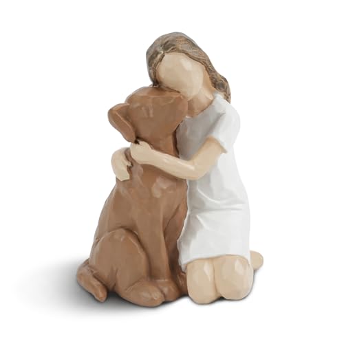 DIBALIYI Engel Hundefiguren, Engel Hunde Freundschafts Gedenkstätten, Schutzengel Engel Figur, Hundegeschenke für Hundeliebhaber, Gedenkgeschenke für Den Verlust Geschenke Mehrfarbig Thanksgiving