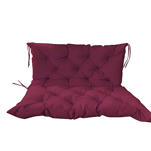 Coussin Outdoor Imperméable Coussin De Banc 120*42cm Avec Ficelle De Fixation, Coussin Rectangulaire Antidérapant épais Rembourrage Coussin