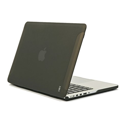 Aiino Custodia Rigida Cover Case Accessorio per MacBook Retina 15 PC Portatili Matte, Nero