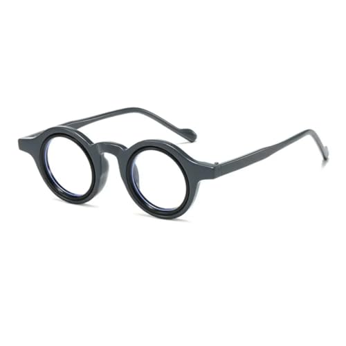 Lunettes rondes de luxe vintage en métal ciselé haute finition