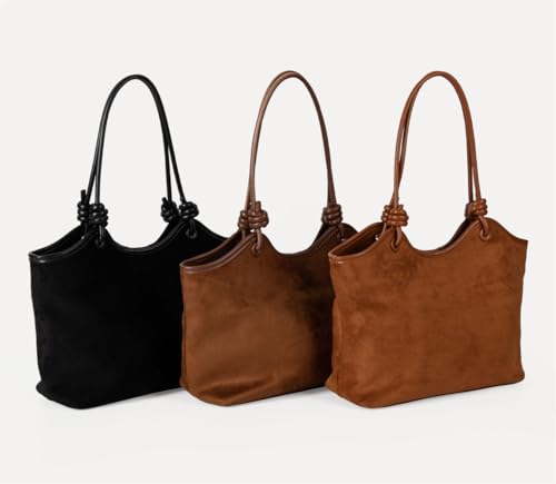 Bolso Hobo de gamuza para mujer miniatura 6