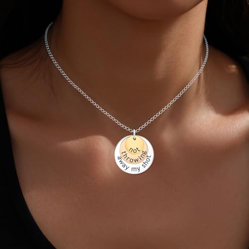 Not Throwing Away My Shot Tri-layer Necklace,Hamilton Charm Rise Up Necklace for Teen Broadway Musical Inspired Jewelry4