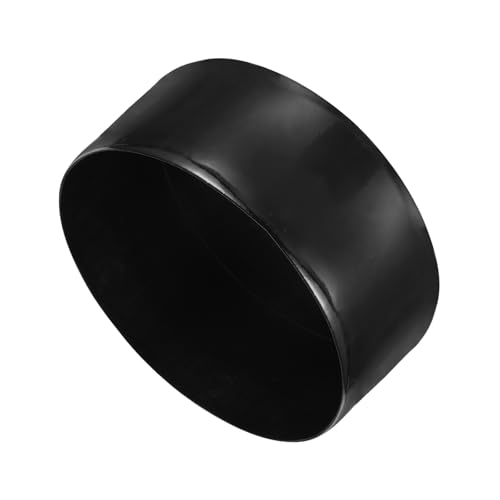 Image of uxcell 4pcs Rubber End Caps 130mm ID Vinyl Round End Cap Cover Screw Thread Protectors Black, 50mm Height