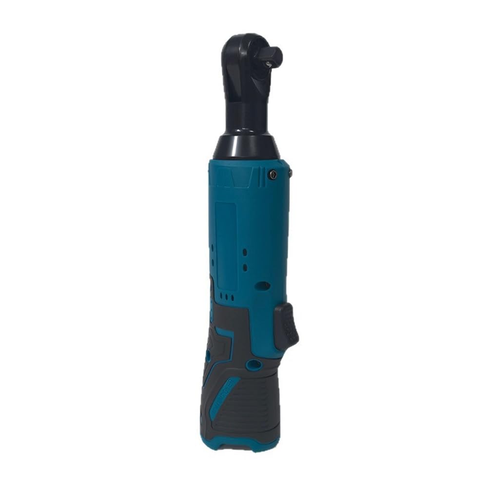 YRREATY Electric 12V Multifunctional Ratchet Wrench Impact Screwdriver Power Tool 90 Degree Right Angle Wrench