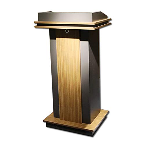 ALUK- Massivholz, Standlautsprecher Schreibtisch Klassenzimmer Lehrer Holz Lecturn - Geeignet Für Kirchen Hotel Education Training