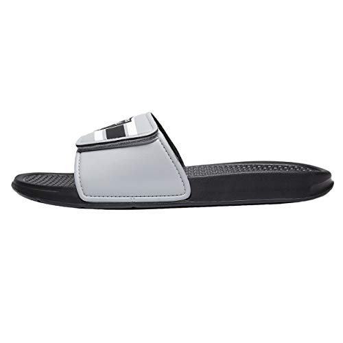 FOCO Las Vegas Raiders NFL Mens Stripe Mens Legacy Sport Slide - XL