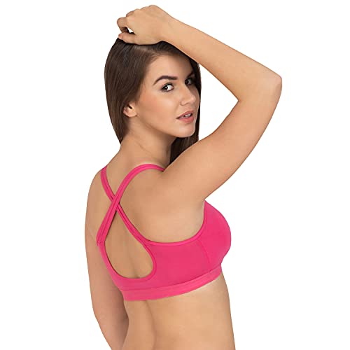 Image of Tweens - Lightly Padded Sports Shaper Bra - Wirefree - Racerback - Removable Pads - Sports Bra
