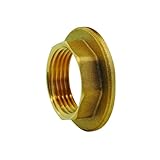  Contre écrou à plateau en laiton - 1/2\'\'