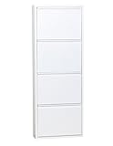 [page_title]-Dynamic24 Schuhschrank Pisa 4 Klappen Metall Schuhkipper Schuhregal Schuhablage Schrank