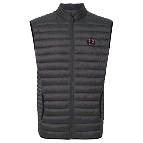 Indicode Davide Herren Steppweste Outdoor Weste mit Stehkragen Cover