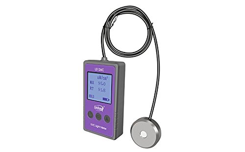 LS126C UVC light meter UV power meter for 254nm UV bactericidal germicidal ultraviolet sterilization disinfection lamp - Thumbnail 4