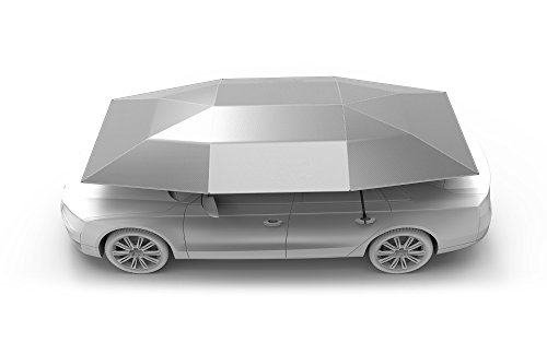 Car Tent Movable Carport Folded Portable Automobile Protection Umbrella Sunproof Car Canopy Cover (177"Lx91"W)