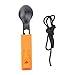 Explorez vaisselle de camping, survie ustensile multifonctionnel Explorer vaisselle de camping en acier inoxydable couverts portables orange