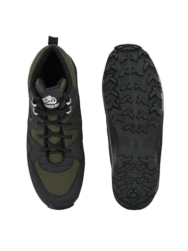 Image of Leo's Fitness Men's Waterproof Outdoor Durable High-Top Ankle Boots for Trekking & Hiking