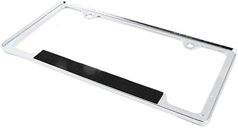 GMC OEM License Plate Frame Holder Chrome w/Black Universal Fit 19330379