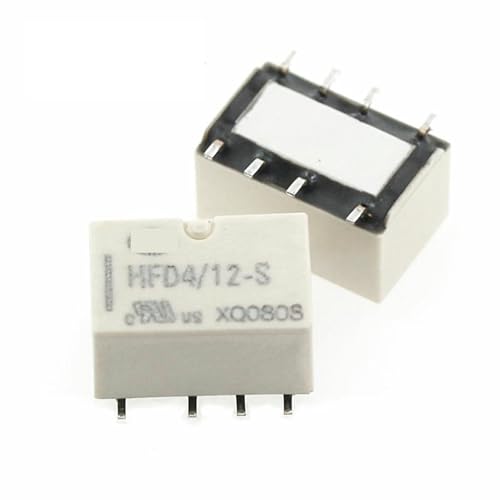 Relé de señal SMT HFD4/12-S para reparación de módulos electrónicos y proyectos en PCB de 12V
