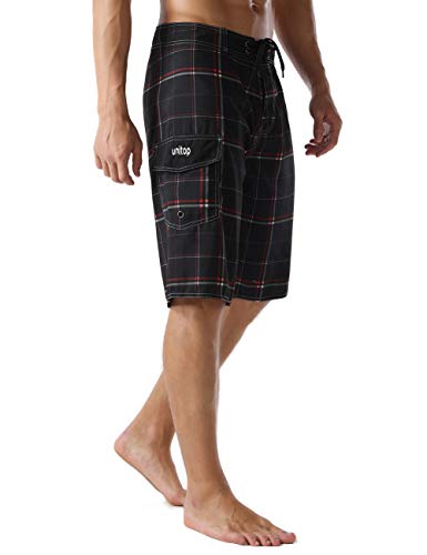 Image of unitop Men's Board Shorts Summer Holiday Surf Trunks Quick Dry